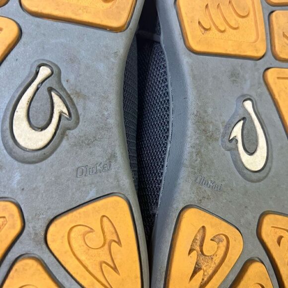 Olukai Nohea Mesh Blue Gray Comfort Shoes - Picture 7 of 7